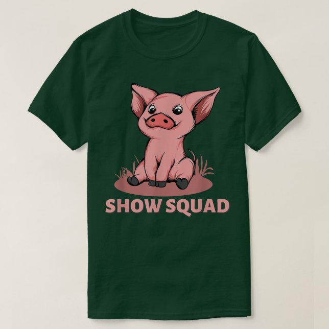 T-shirt Show Squad - Showing Pigs At The Fair 5267  (Design devant)
