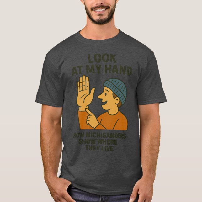 T-shirt Show Where We Live Pure Michigan Pride Fun Gifts f (Devant)