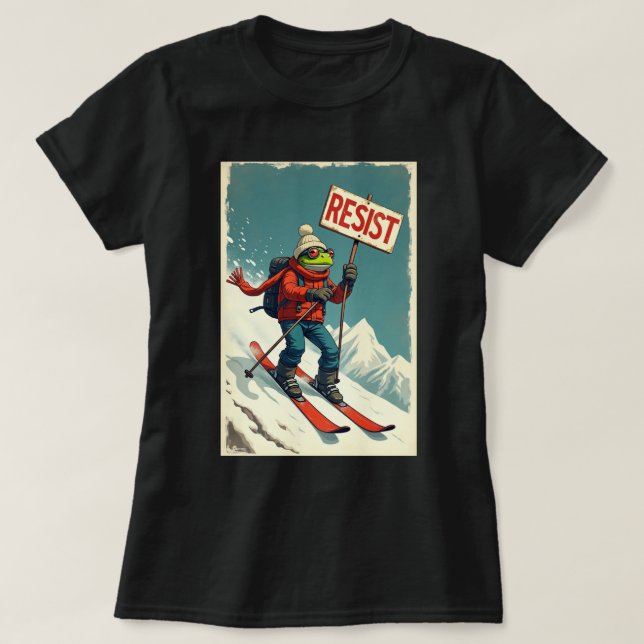 T-shirt Show your unique style with this fun and bold frog (Design devant)