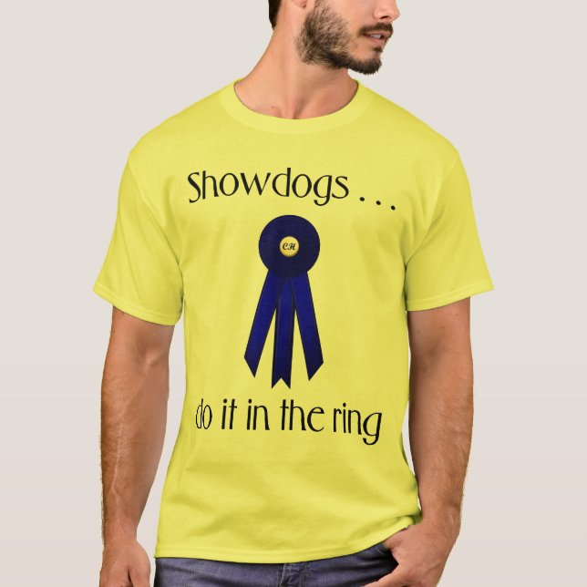T-shirt Showdogs le font dans l'anneau (Devant)