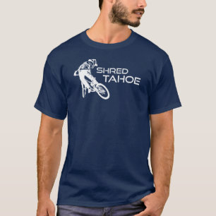 T-shirt Shred Lake Tahoe Mountain VTT