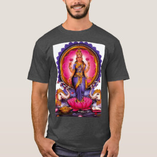 T-shirt Shree Lakshmi Déesse De L'Amour Prospérité Richess