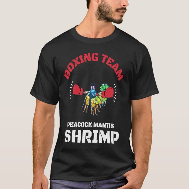 T-shirt Shrimp Mantis Boxer Gloves  Men Women Kids (Devant)