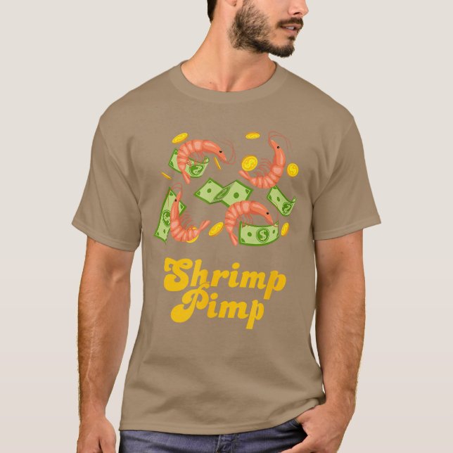 T-shirt Shrimp Pimp Cherry Shrimp Aquarium Neocaridina fun (Devant)