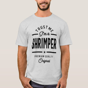 T-shirt Shrimper Job Title Teft Mens Femme