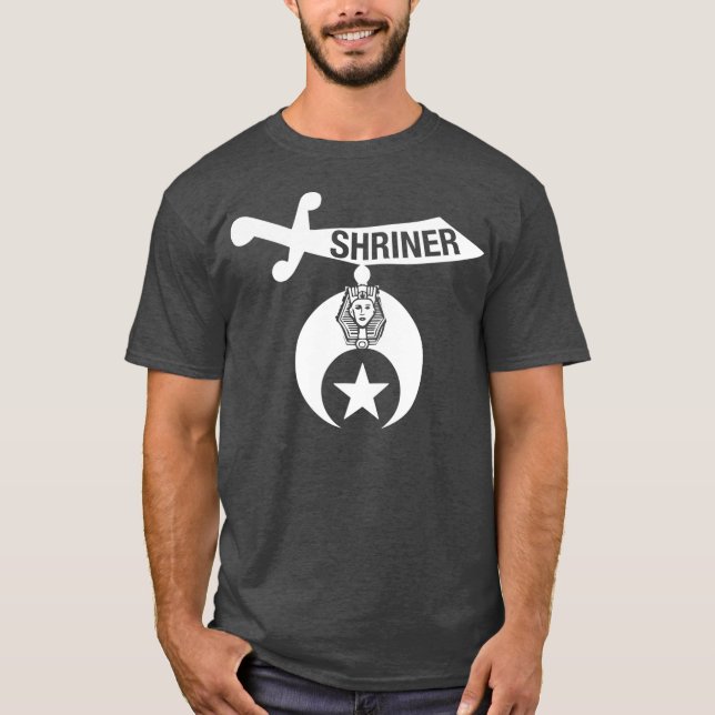 T-shirt Shriner Mason Lodge Emblem maçonnique (Devant)