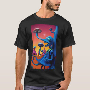 T-shirt Shroomin' 'n' Bloom'n - Ken Gage Surreal Art