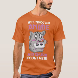 T-shirt Shushi et Anime 