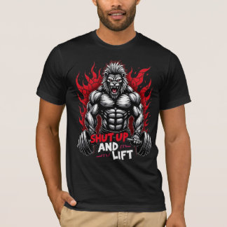 T-shirt Shut Up and Lift – Beast Hybrid Gym Tee