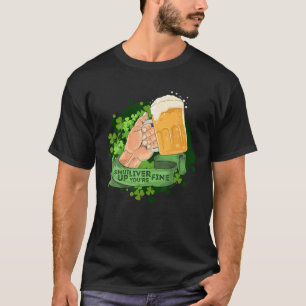 T-shirt Shut Up Liver Vous êtes Vintage St Patrick's Day