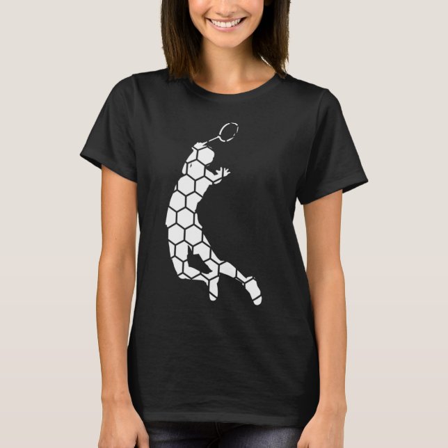 T-shirt Shutter Badminton Squash Joueur Badminton (Devant)