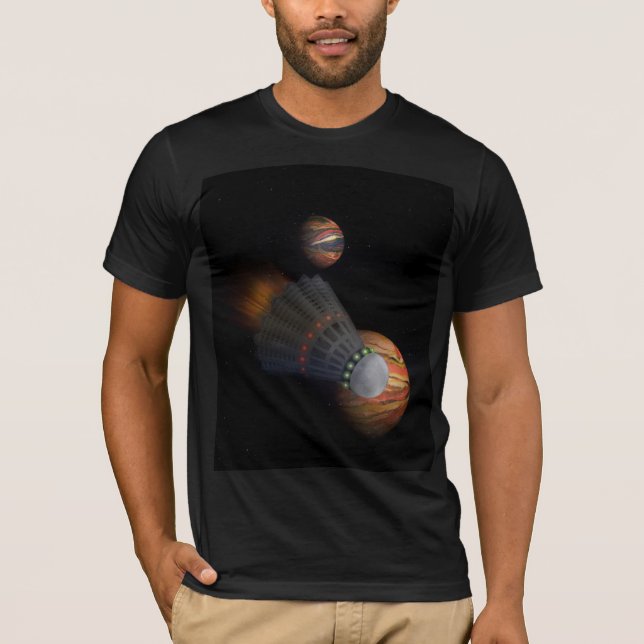 T-shirt Shuttlecock Space Shuttle (Devant)
