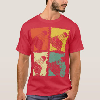 T-shirt Shuttlecocks Badminton Ball Joueur Badminton