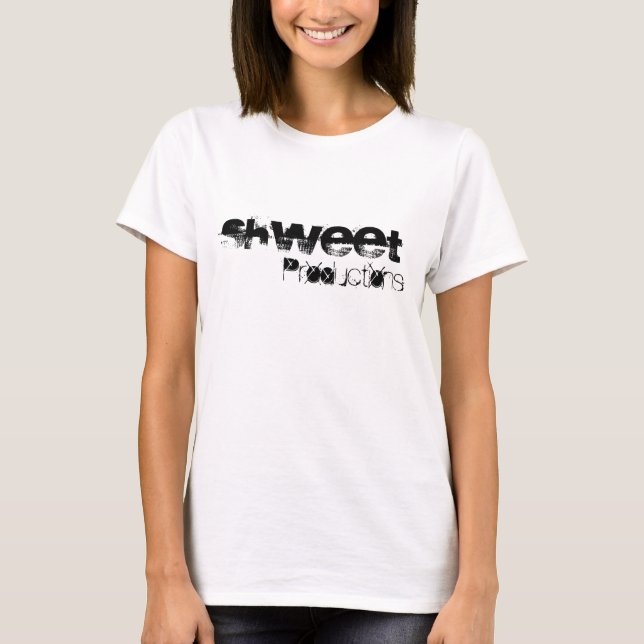 T-shirt Shweet, productions (Devant)