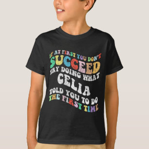 T-shirt Si au début vous n'avez pas réussi essayez de fair