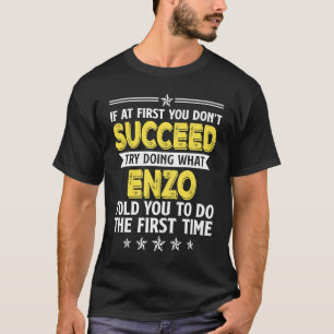 T-shirt Si au début vous n'avez pas réussi essayez de fair