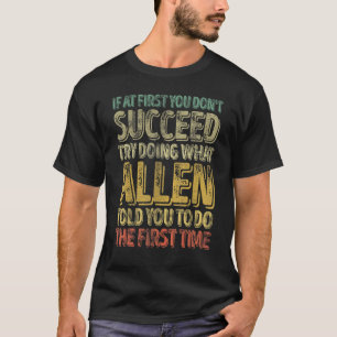 T-shirt Si au début vous n'avez pas réussi essayez de fair