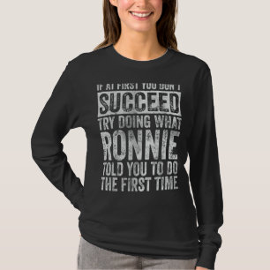 T-shirt Si au début vous n'avez pas réussi essayez de fair
