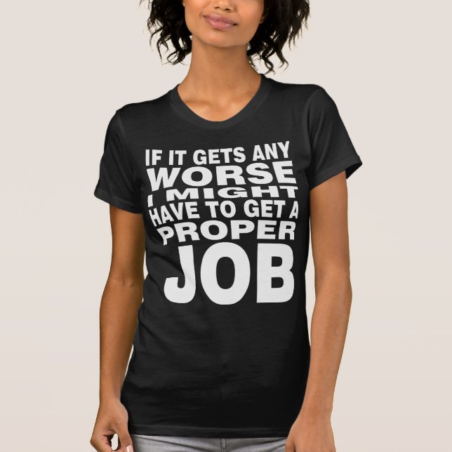 T-shirt Si ça empire (Devant)