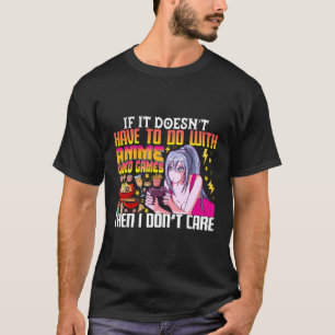 T-shirt Si Ça N'A Pas À Faire Avec L'Anime - Je Ne M'En So