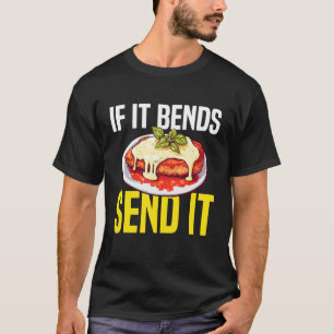 T-shirt Si ça se plie, envoyez-le Amateur de Parmesan de P