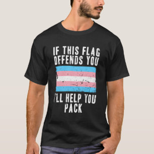 T-shirt Si Ce Drapeau Vous Offense, Je Vous Aiderai À Emba