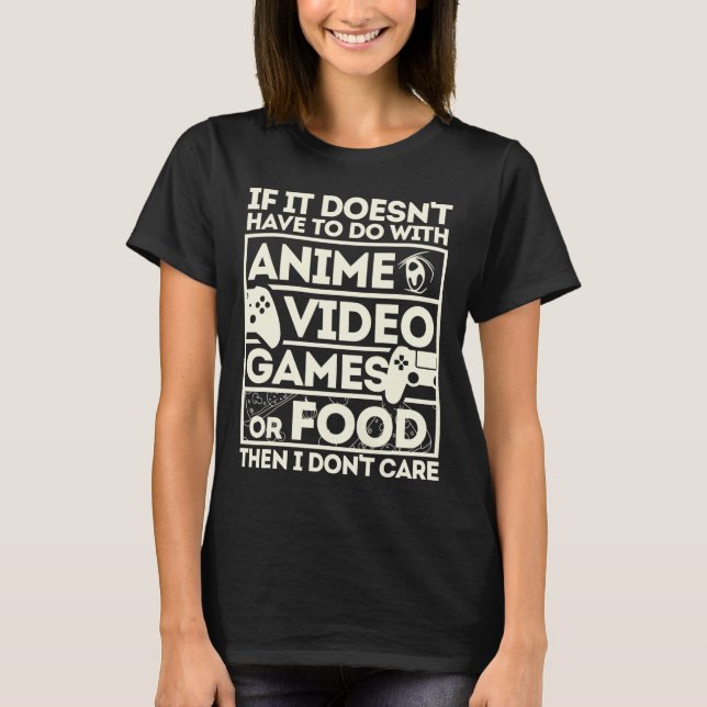 T-shirt Si ce n'est pas de l'anime  (Devant)