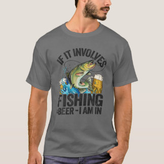 T-shirt Si cela implique la pêche