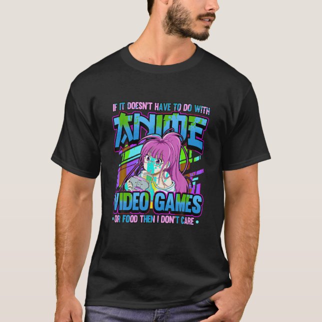 T-shirt Si cela n'a pas à voir avec les jeux vidéo d'anima (Devant)