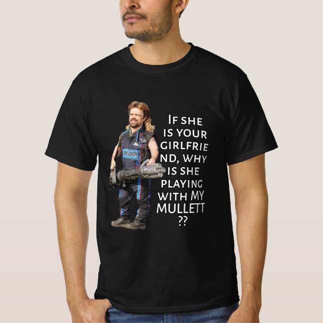 T-shirt SI C'EST VOTRE PETITE AMIE, Mullet V3 (Devant)