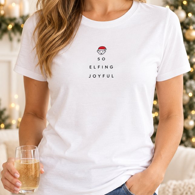 T-shirt Si Elfe Joyeux (Créateur téléchargé)