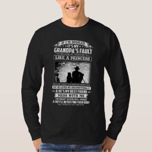 T-shirt Si Je Gâche Sa Faute De Mon Grand-Père Pour Grand-