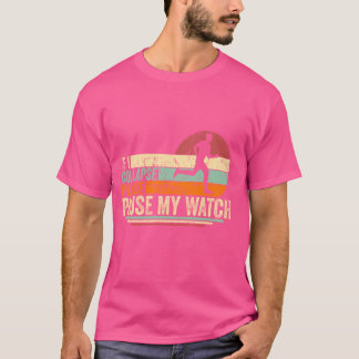 T-shirt Si Je M'Effondre S'Il Vous Plaît Suspendre Ma Mont