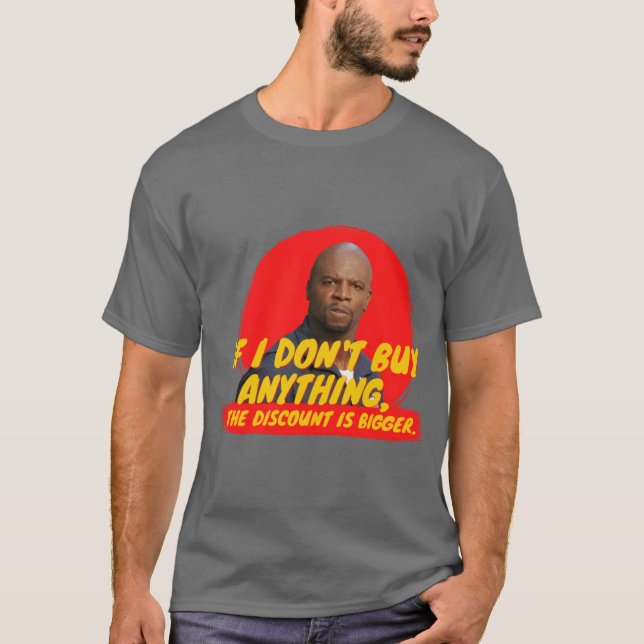 T-shirt Si je n'achète rien de vintage (Devant)