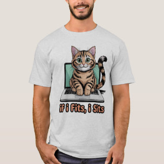 T-shirt Si je rentre, je m'assois Cadeau drôle pour travai