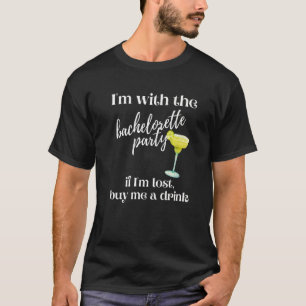 T-shirt Si je suis perdu Achetez-moi un verre Margarita Ba