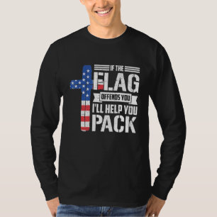 T-shirt Si Le Drapeau Vous Offense, Vous Aiderez À Pack 2