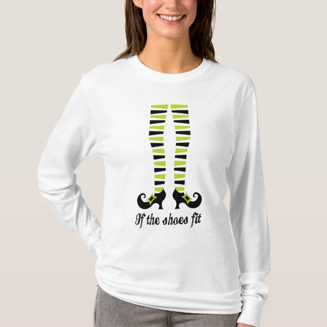 T-shirt Si les chaussures adaptaient Halloween drôle (Devant)