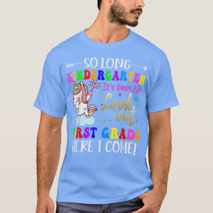 T-shirt Si long jardin d'enfants ici je viens 1 classe Enf