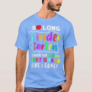 T-shirt Si long jardin d'enfants ici je viens 1 grade Enfa