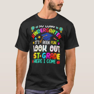 T-shirt Si Long Kindergarten 1ère année ici je viens Gradu