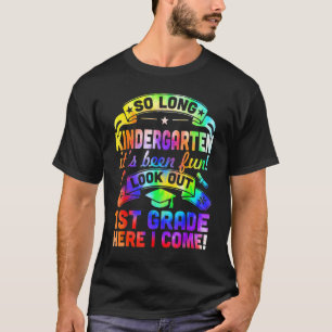 T-shirt Si Long Kindergarten 1ère année ici je viens Gradu