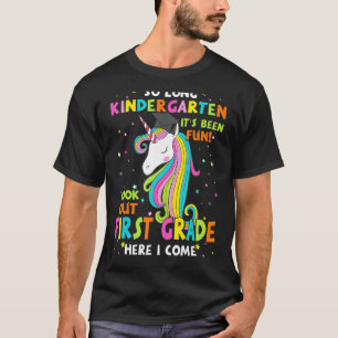 T-shirt Si Long Kindergarten 1ère année ici je viens Gradu