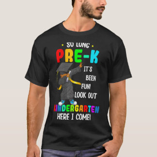 T-shirt Si Long Prek Regardez La maternelle Ici Je Viens E