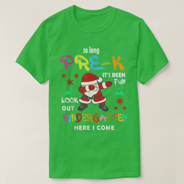 T-shirt Si Longtemps pré-K jardin d'enfants, Dabbing Père  (Design devant)