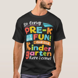 T-shirt Si Longtemps Pré-K jardin d'enfants Ici Je Viens D