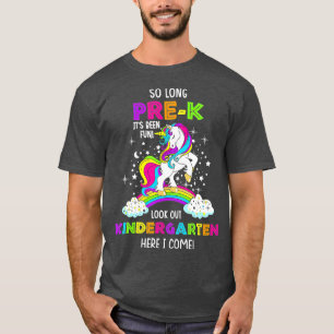 T-shirt Si Longtemps Pré-K jardin d'enfants ici je viens U