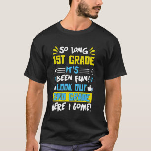 T-shirt Si longue 1ère année ici je viens Graduation 2e an
