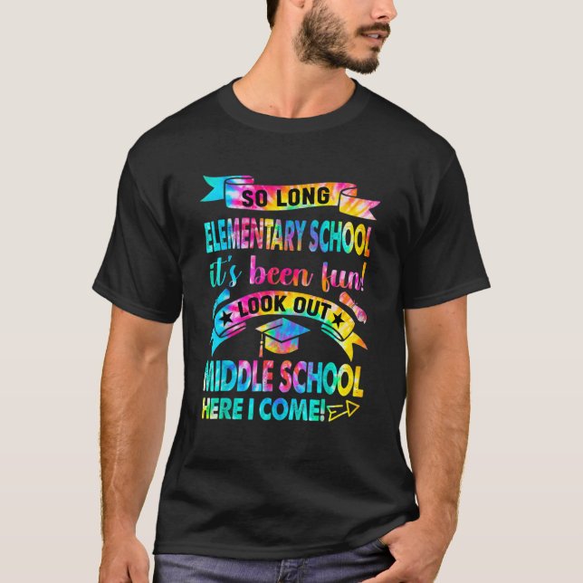 T-shirt Si Longue École Primaire Regarde Le collège (Devant)