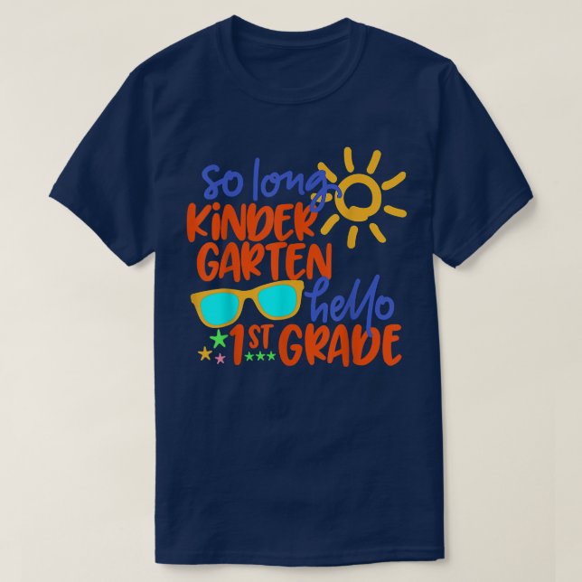 T-shirt SI LONGUE KINDERGARTEN HELLO 1ère GRADE Professeur (Design devant)